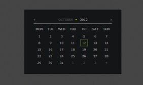 基于jQuery和CSS3创建的日历
