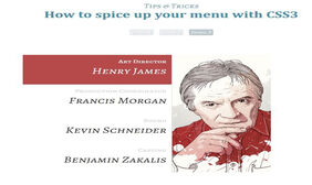 CSS3鼠标悬停菜单切换效果
