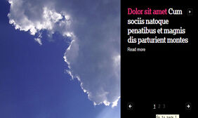 jquery文字图片双滑动显示