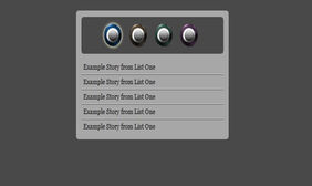 jQuery上下弹性切换Tab选项卡