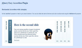 jQuery手风琴动画特效插件