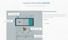 CSS3注释叠加效果