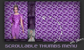 jQuery垂直滚动预览菜单