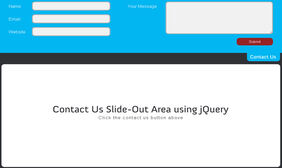 jquery滑出式联系我们表单