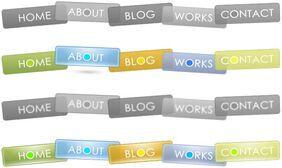 纯css3波浪形菜单按钮