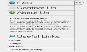 jquery侧边划出导航菜单