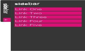 jquery侧边拉出式菜单