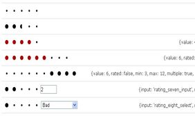 js圆点评分系统样式