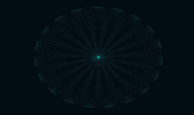 jquery圆形密集线条