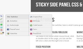 jquery侧边面板插件