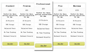 css3表格突出显示