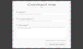 css3+html5彩色表单