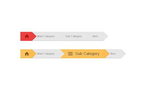 css3面包屑导航 css3面包屑导航代码下载