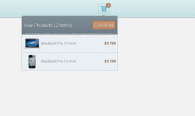 css3购物车下拉列表 css3购物车下拉列表代码下载