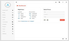 css3后台管理面板
