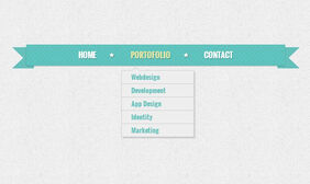 css3花边绿色导航 css3花边绿色导航网页特效