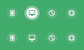 css3图标悬停导航菜单 css3图标悬停导航菜单网页特效