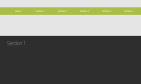 jQuery粘性滚动导航栏 jQuery粘性滚动导航栏网页特效