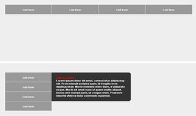 jQuery横向下拉导航菜单 jQuery横向下拉导航菜单网页特效