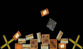 HTML5重力下落积木游戏 HTML5重力下落积木小游戏网页特效