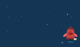 星空火箭置顶jQuery特效 超可爱的星空火箭置顶jQuery特效