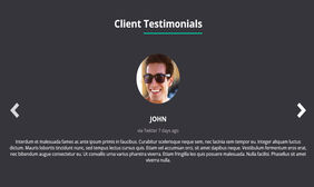 jQuery客户感言展示特效