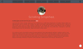 jQuery完美布局平滑滚动