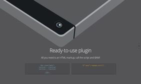 iphone5s页面全屏幻灯片滚动