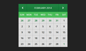 国外网站抠下来的jquery日历