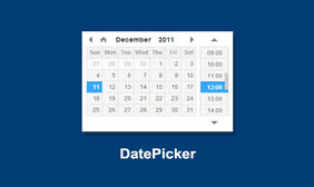 jQuery日期和时间插件DateTimePicker