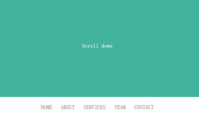下滑固定导航栏插件Scroll