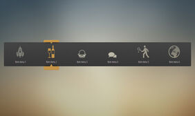 HTML5+CSS3滑块动画菜单