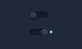 CSS3实现3D发光切换按钮