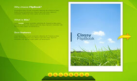 jQuery多功能书本翻页特效