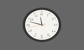 HTML5 SVG圆盘时钟动画