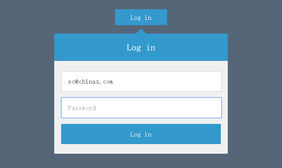 CSS3弹出Metro登录表单