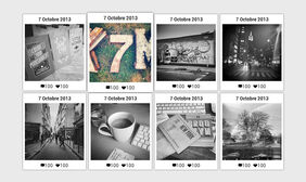 jQuery相册图片滤镜效果