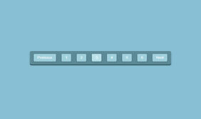 CSS3实现3D分页导航按钮