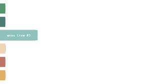 CSS3侧边栏卡片式菜单导航