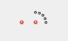 jQuery+CSS3饼状菜单效果