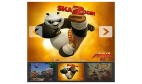 仿flash下滑切换js焦点图