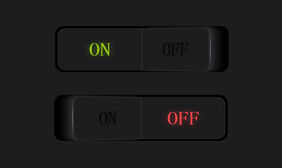 纯CSS3实现发光按钮开关切换特效