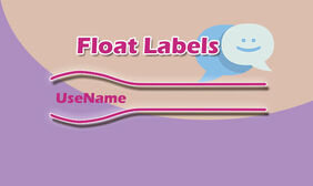 HTML5 SVG表单浮动标签特效