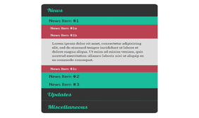 jQuery多层次的手风琴代码