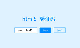 html5点击刷新验证码特效
