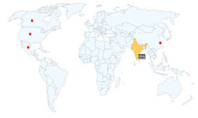 html5+css3世界地图区域划分代码