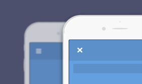html5 svg图标手机菜单特效