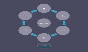 jQuery可生成循环流程图表特效