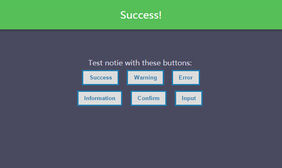 纯JavaScript实现消息提示特效
