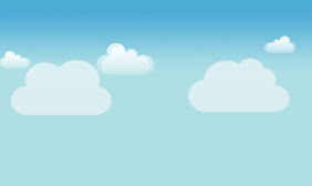 jQuery多层云彩水平飘动特效